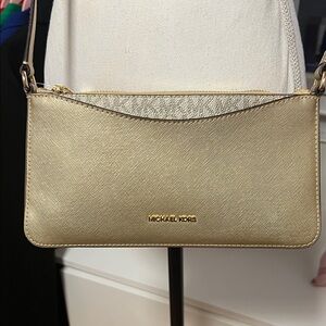 Michael Kors Gold Crossbody Bag